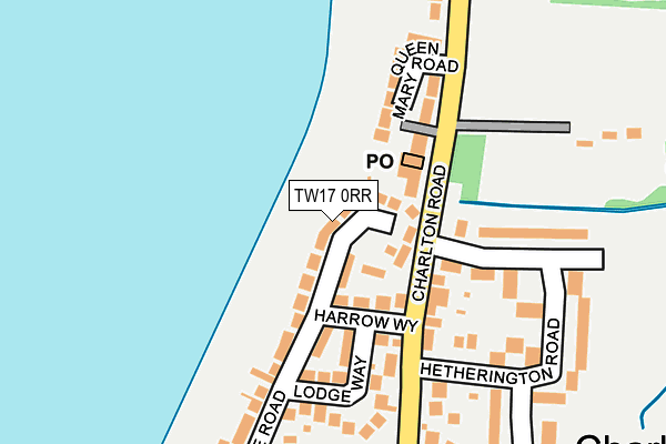 TW17 0RR map - OS OpenMap – Local (Ordnance Survey)