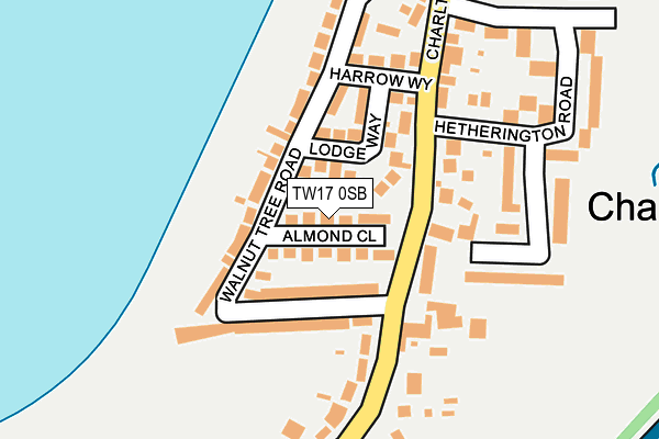 TW17 0SB map - OS OpenMap – Local (Ordnance Survey)