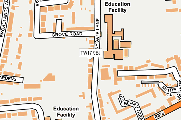 Map of ENTERPRISE ELECTRICALS LTD at local scale