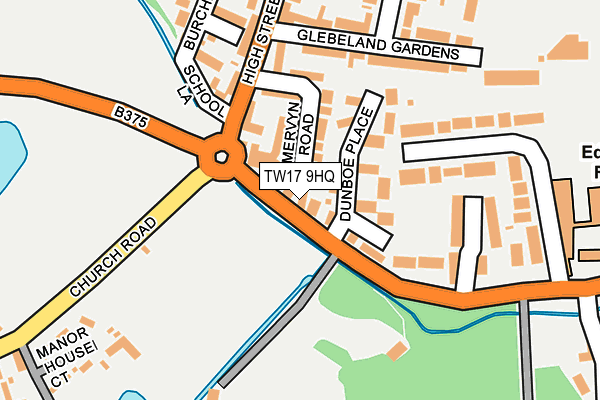 TW17 9HQ map - OS OpenMap – Local (Ordnance Survey)