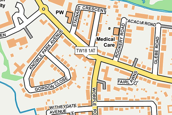 Map of VDP SOLUTIONS LTD at local scale