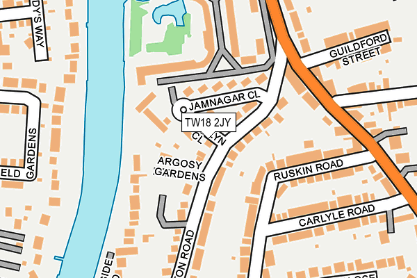 Map of CATHAY LONDON LTD at local scale