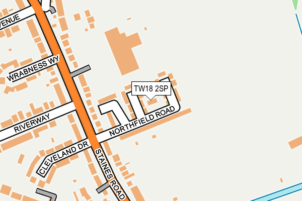 TW18 2SP map - OS OpenMap – Local (Ordnance Survey)