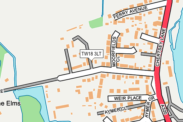Map of BURN GARAGE LIMITED at local scale