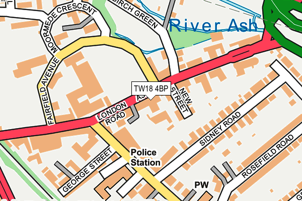 Map of ANSWER THE PUBLIC LTD at local scale