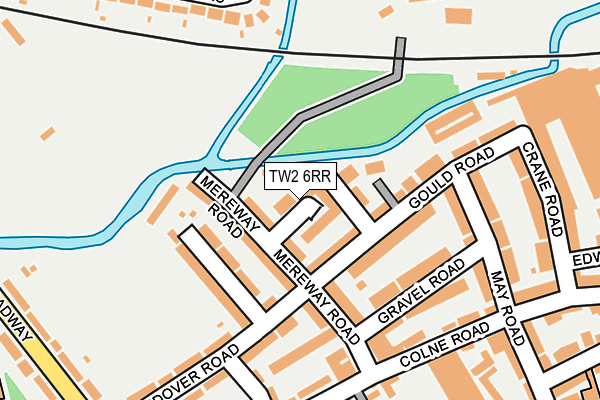 TW2 6RR map - OS OpenMap – Local (Ordnance Survey)