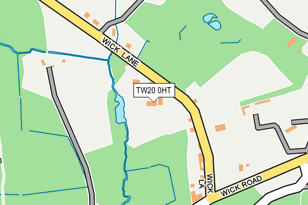 TW20 0HT map - OS OpenMap – Local (Ordnance Survey)