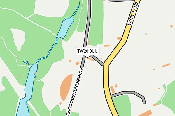 TW20 0UU map - OS OpenMap – Local (Ordnance Survey)