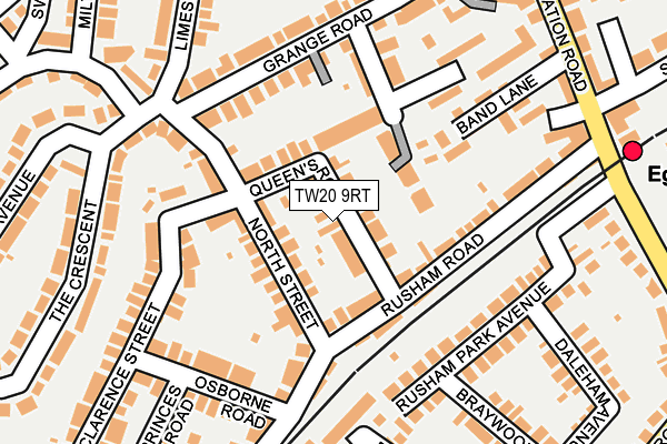 TW20 9RT map - OS OpenMap – Local (Ordnance Survey)