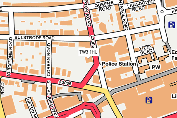 TW3 1HU map - OS OpenMap – Local (Ordnance Survey)