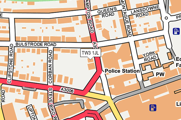 TW3 1JL map - OS OpenMap – Local (Ordnance Survey)