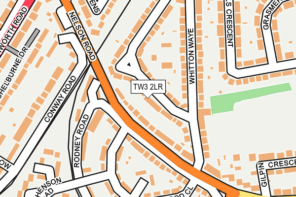 TW3 2LR map - OS OpenMap – Local (Ordnance Survey)