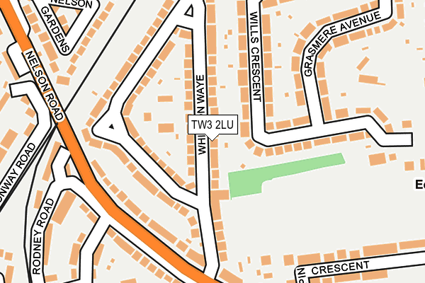 TW3 2LU map - OS OpenMap – Local (Ordnance Survey)
