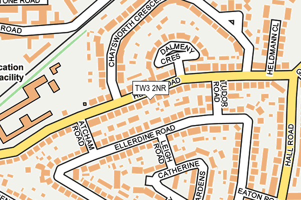 TW3 2NR map - OS OpenMap – Local (Ordnance Survey)