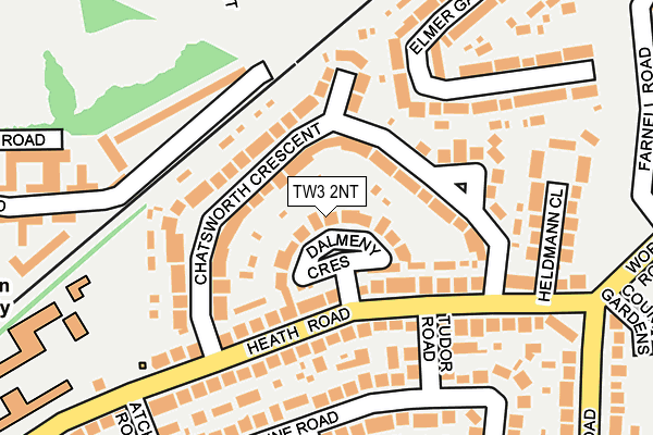 TW3 2NT map - OS OpenMap – Local (Ordnance Survey)