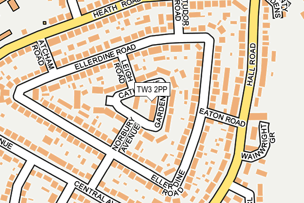 TW3 2PP map - OS OpenMap – Local (Ordnance Survey)