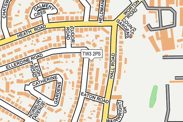 TW3 2PS map - OS OpenMap – Local (Ordnance Survey)