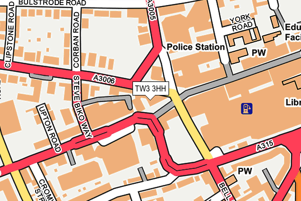 TW3 3HH map - OS OpenMap – Local (Ordnance Survey)