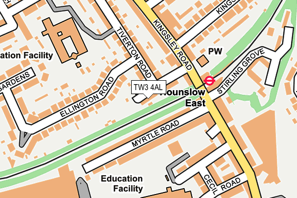 TW3 4AL map - OS OpenMap – Local (Ordnance Survey)