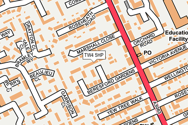 Map of RUBEE DEVELOPMENTS LIMITED at local scale