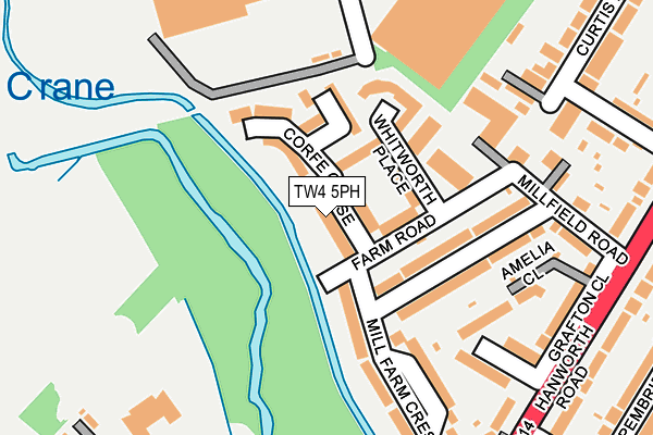 TW4 5PH map - OS OpenMap – Local (Ordnance Survey)