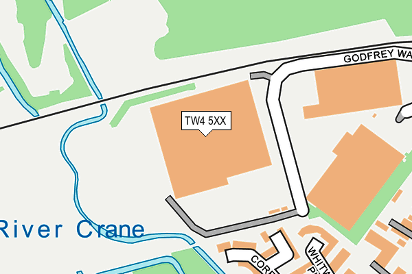TW4 5XX map - OS OpenMap – Local (Ordnance Survey)