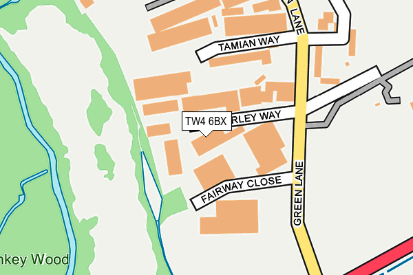 Map of C & SS DEVELOPMENT LTD at local scale