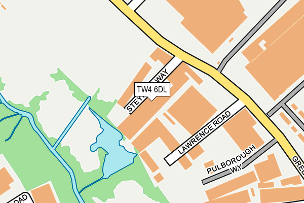 TW4 6DL map - OS OpenMap – Local (Ordnance Survey)