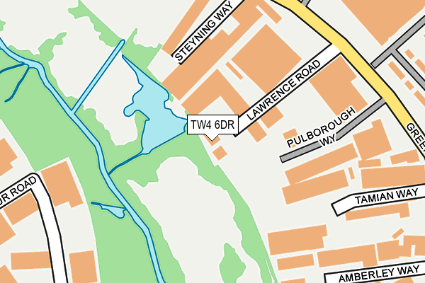 TW4 6DR map - OS OpenMap – Local (Ordnance Survey)