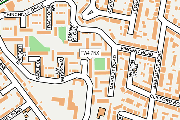 Map of BEYOND CHILDHOOD CIC at local scale