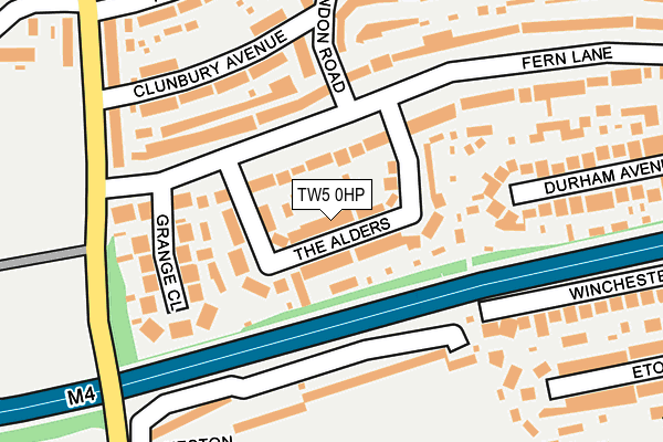 TW5 0HP map - OS OpenMap – Local (Ordnance Survey)