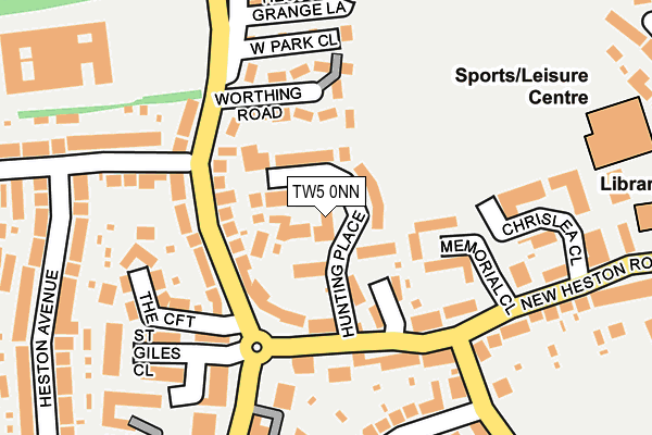 TW5 0NN map - OS OpenMap – Local (Ordnance Survey)