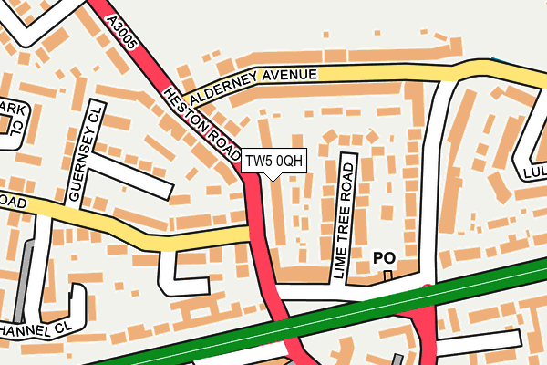 TW5 0QH map - OS OpenMap – Local (Ordnance Survey)