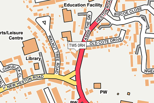 Map of WESTERN PROPERTY (LONDON) LIMITED at local scale