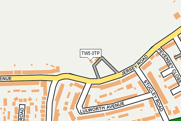 TW5 0TP map - OS OpenMap – Local (Ordnance Survey)