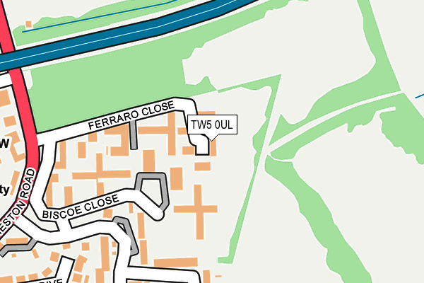 TW5 0UL map - OS OpenMap – Local (Ordnance Survey)