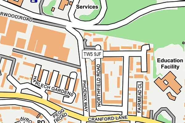 Map of IONEL BUILDING LTD at local scale