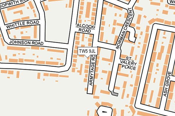TW5 9JL map - OS OpenMap – Local (Ordnance Survey)