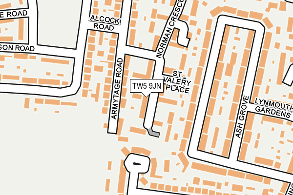 TW5 9JN map - OS OpenMap – Local (Ordnance Survey)