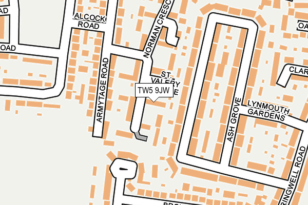 TW5 9JW map - OS OpenMap – Local (Ordnance Survey)