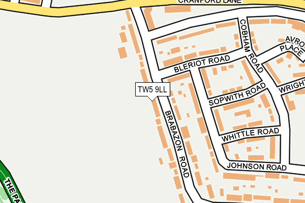 TW5 9LL map - OS OpenMap – Local (Ordnance Survey)