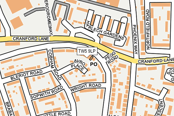 TW5 9LP map - OS OpenMap – Local (Ordnance Survey)