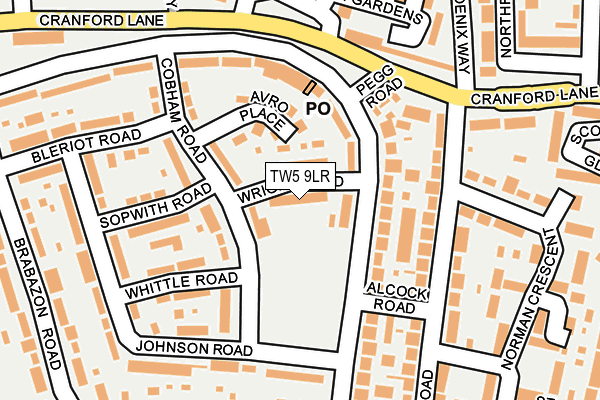 TW5 9LR map - OS OpenMap – Local (Ordnance Survey)