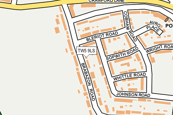 TW5 9LS map - OS OpenMap – Local (Ordnance Survey)