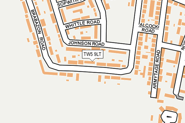 TW5 9LT map - OS OpenMap – Local (Ordnance Survey)