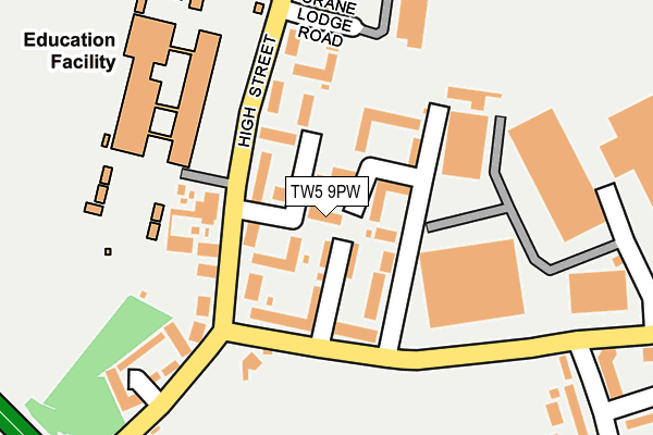 TW5 9PW map - OS OpenMap – Local (Ordnance Survey)