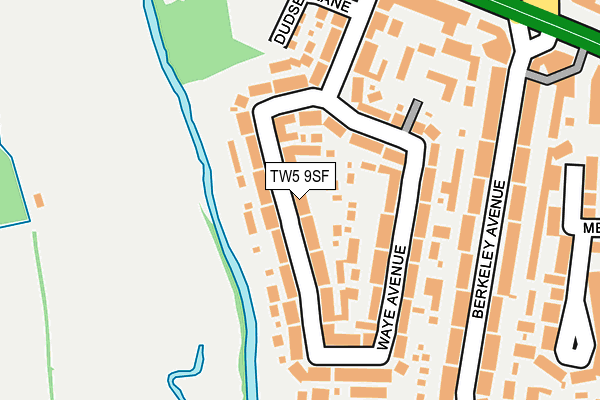 TW5 9SF map - OS OpenMap – Local (Ordnance Survey)