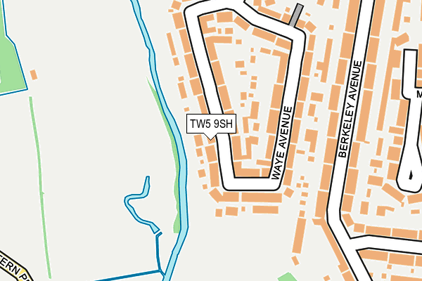 TW5 9SH map - OS OpenMap – Local (Ordnance Survey)
