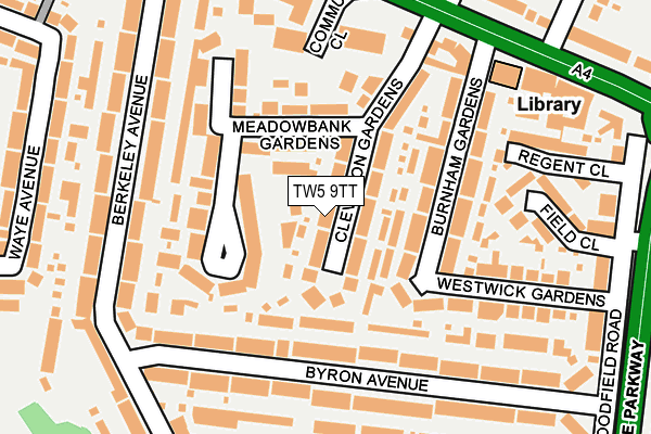 TW5 9TT map - OS OpenMap – Local (Ordnance Survey)