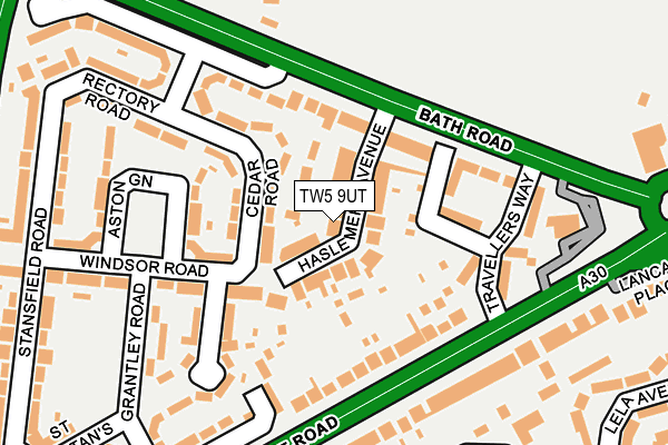 TW5 9UT map - OS OpenMap – Local (Ordnance Survey)